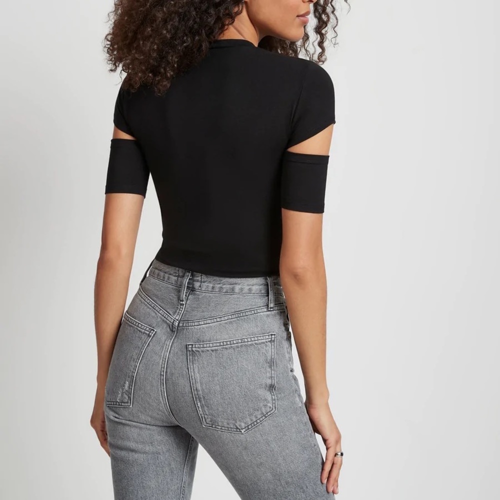 Marcella Esme short sleeve split arm shirt